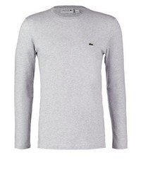silbernes Langarmshirt von Lacoste