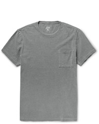 silbernes T-shirt von J.Crew