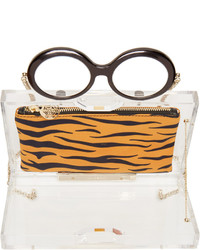 transparente Clutch von Charlotte Olympia