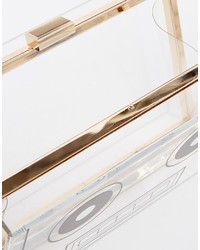 transparente Clutch von Asos