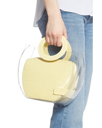 transparente Gummi Handtasche