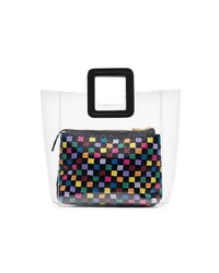 transparente Gummi Shopper Tasche von Staud