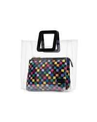 transparente Gummi Shopper Tasche von Staud