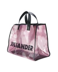 transparente Gummi Shopper Tasche von Jil Sander