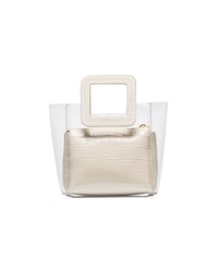 transparente Gummi Shopper Tasche von Staud