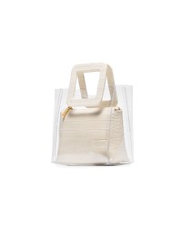 transparente Gummi Shopper Tasche von Staud