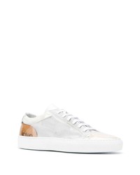 transparente Leder niedrige Sneakers von Common Projects