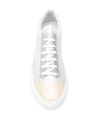 transparente Leder niedrige Sneakers von Common Projects