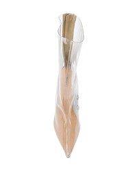 transparente Leder Stiefeletten von Yeezy