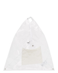 transparente Shopper Tasche aus Segeltuch