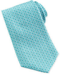 türkise bedruckte Krawatte