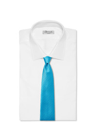türkise bedruckte Krawatte von Charvet