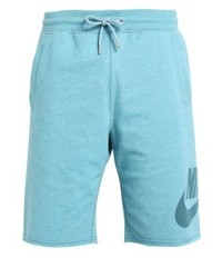 türkise bedruckte Shorts von Nike