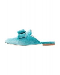 türkise flache Sandalen von Jeffrey Campbell