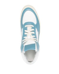 türkise hohe Sneakers aus Leder von Rhude