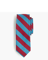 türkise horizontal gestreifte Krawatte