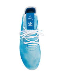 türkise niedrige Sneakers von Adidas By Pharrell Williams