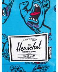 türkiser bedruckter Rucksack von Herschel Supply Co.