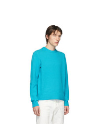 türkiser Pullover mit einem Rundhalsausschnitt von Acne Studios