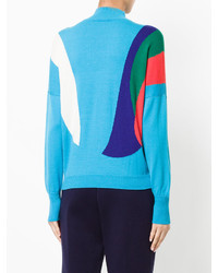 türkiser Pullover von DELPOZO