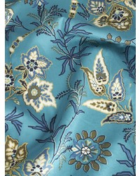 türkises Langarmhemd mit Blumenmuster von Etro