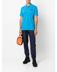 türkises Polohemd von Moschino