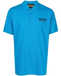 türkises Polohemd von Moschino