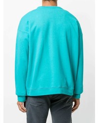 türkises Sweatshirt von The Elder Statesman