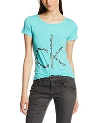 türkises T-shirt von Calvin Klein Jeans