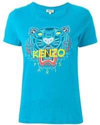 türkises T-shirt von Kenzo