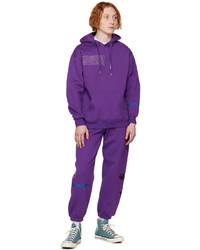 violette bestickte Jogginghose von KidSuper