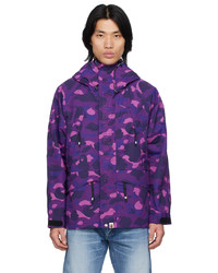 violette Camouflage Daunenjacke