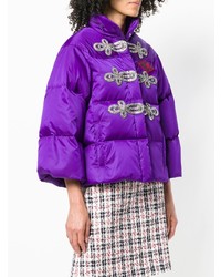 violette Daunenjacke von Gucci