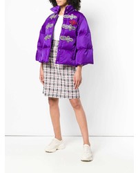 violette Daunenjacke von Gucci
