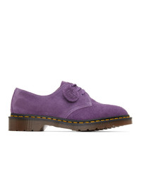 violette Derby Schuhe