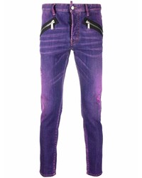 violette enge Jeans von DSQUARED2