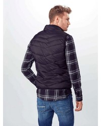 violette gesteppte ärmellose Jacke von Selected Homme