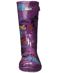 violette Gummistiefel von Chuva