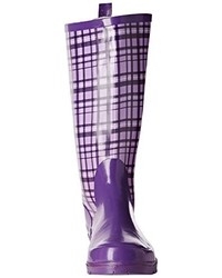 violette Gummistiefel von Playshoes