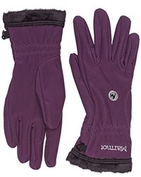 violette Handschuhe von Marmot