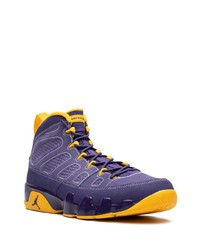 violette hohe Sneakers von Jordan