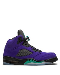violette hohe Sneakers von Jordan