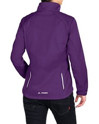 violette Jacke von Vaude