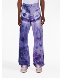 violette Mit Batikmuster Jeans von Amiri