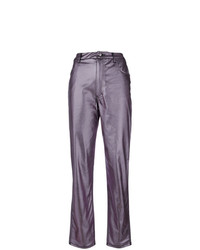 violette Jeans von Eckhaus Latta