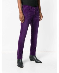 violette Jeans von Saint Laurent