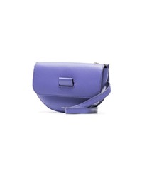 violette Leder Bauchtasche von Wandler