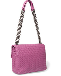 violette Ledertaschen von Bottega Veneta