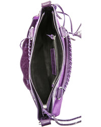violette Ledertaschen von Balenciaga