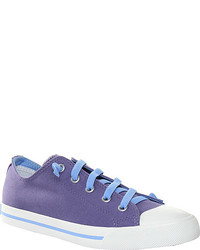 violette niedrige Sneakers